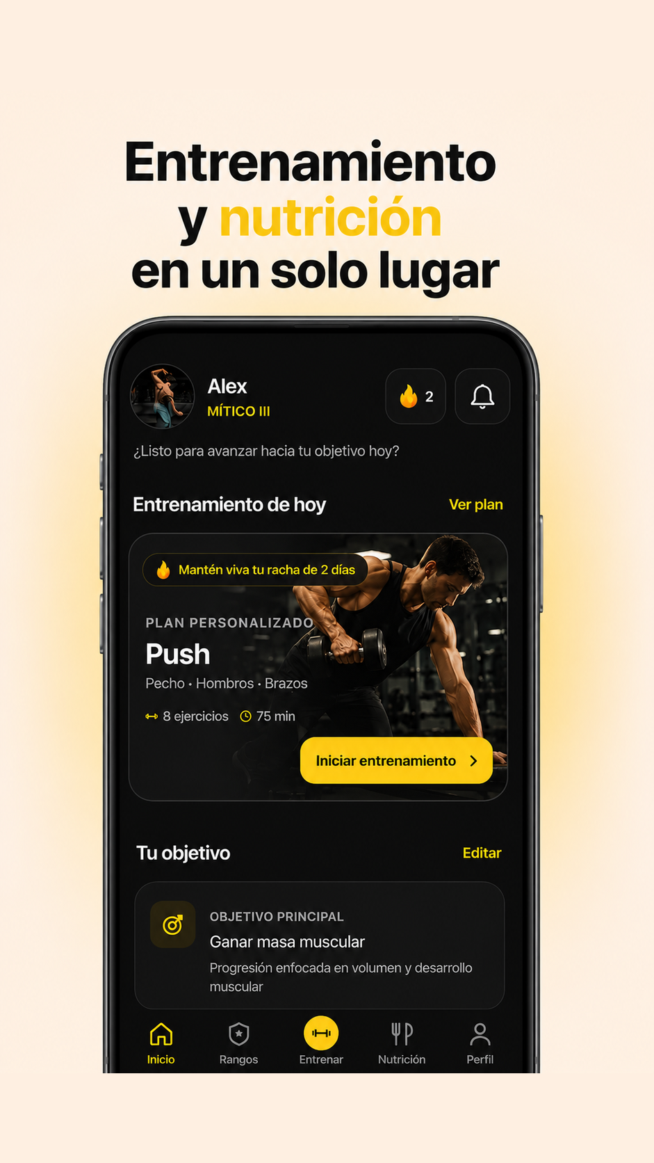 Forte reúne entrenamiento y nutrición en un solo lugar